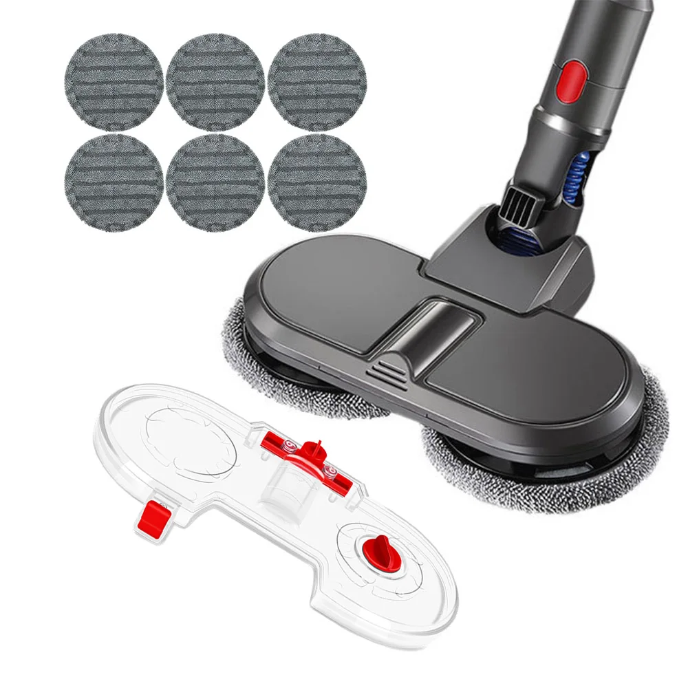 Electric Wet & Dry Mop Cleaning Head Mop Floor Head Brush For Dyson V7 V8 V10 V11 Wireless Vacuum Cleaner Accessories