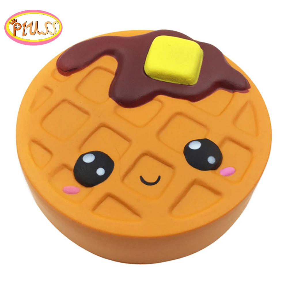 Waffle Jumbo овца Альпака мягкое милое Галактическое медленно поднимающееся животное мягкое оптом изысканный детский подарок - Цвет: Waffle