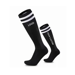 Wholesale OEM Color Logo Design Cushioned Sports Athletic Custom Football Socks