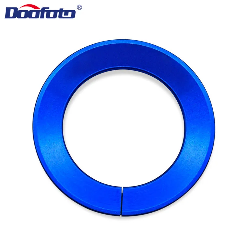 Blue Ring Doofoto Автомобильная наклейка для внутреннего интерьера Start Stop стильная кнопка Зажигания для автомобиля покрытие кольцо для Nissan Qashqai X-trail T32 Rogue МУРАНО Teana аксессуары - Название цвета: Blue Ring