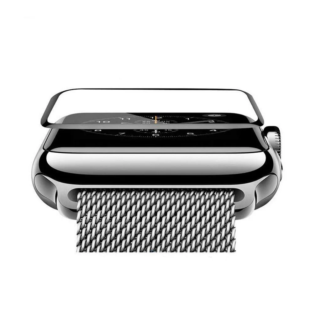 Ультратонкое закаленное стекло с полным покрытием для iWatch серии 5 40