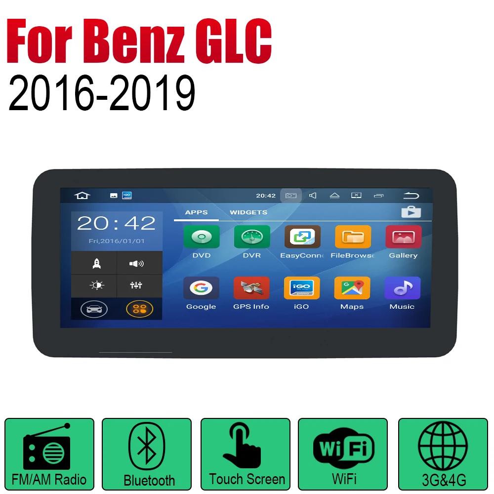 TBBCTEE Android 2 Din Авто Радио для Mercedes Benz GLC~ автомобильный мультимедийный плеер gps навигационная система Радио стерео