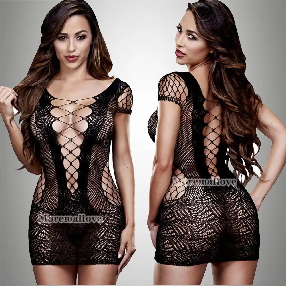 fishnet night dress