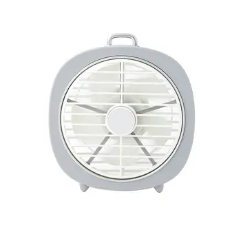 

Multi-function desktop mini charging USB fan Portable home retro night light electric fan