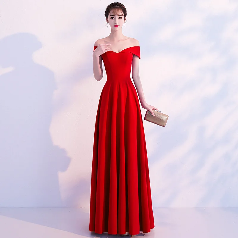 Cotton Plus Size Bridal Dress Sexy Satin Dress Backless Party Mermaid Dress Backless Elegant Formal Sheer Maxi Dress Outfit - Цвет: red4