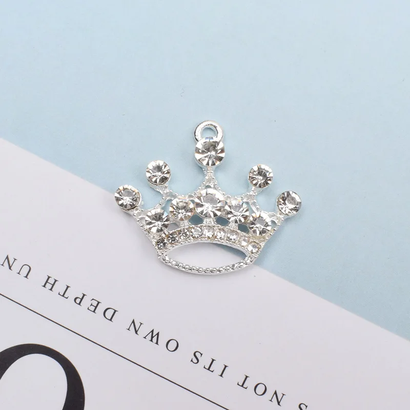 thumbnail image 2 of NUOBESTY 60 Pcs Mini Crown Charms For Jewelry Making... 2 of 12