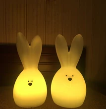 

Baby Bedside Night Lamp Bedroom Decoration Desk Lamps Decor for Room Table Bed Light Wedding Children's Night Light Rabbit Lamp