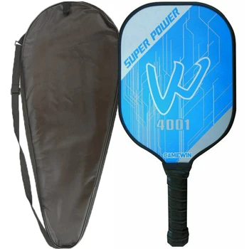 CAMEWIN Pickleball Paddle Теннисная ракетка из стекловолокна Beat Racquet Honeycomb Beat с ракеткой сумка для переноски одной группы спорта на открытом воздухе - Цвет: Sky blue