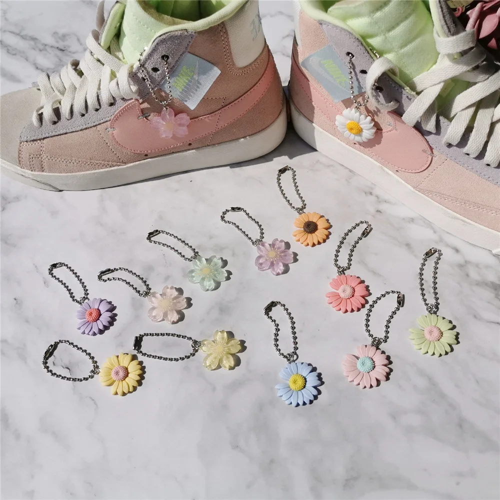 1 Uds DIY flores zapato cadena decoración de las niñas y los Niños Accesorios de zapatos tendencia creativa cordón de zapatos Accesorios