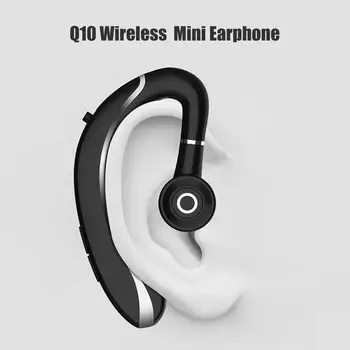 

Q10 Wireless Bluetooth Earphone Single Earbud 30mAh Handsfree Headphone with Mic Connection Distance 5-10m Barrier-free