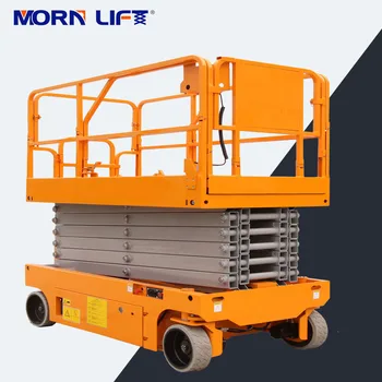 Buy 6m Battery Powered Self Propelled Scissor Lift Electric Man Lift Platform Auto Hydraulic Lift