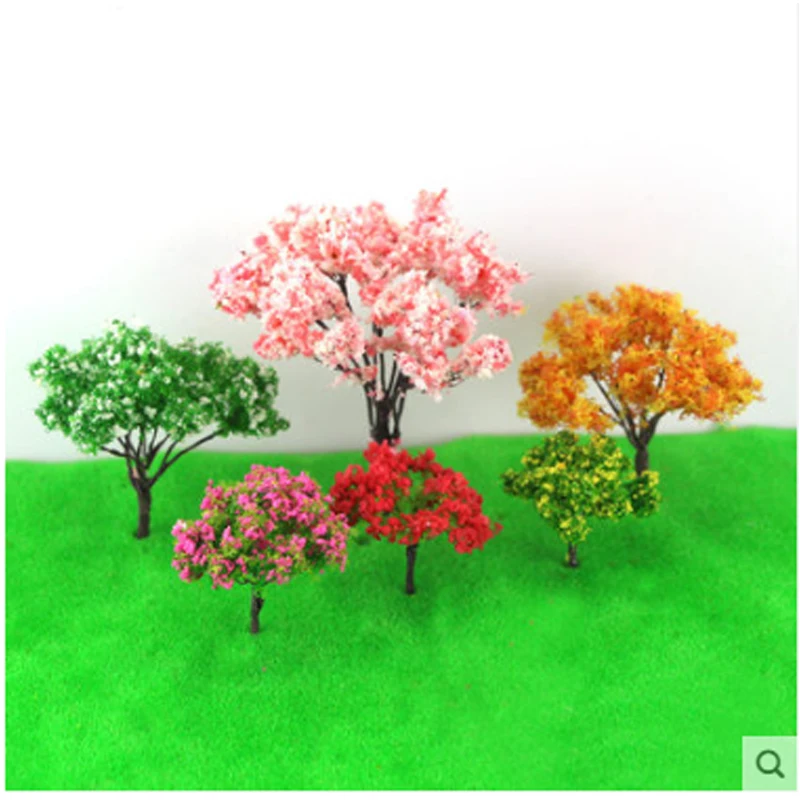DIY sand table material sence accessories model tree/model plant 5pcs/3pcs for miniature Lansape/model Layout CC model