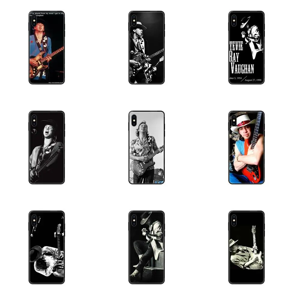 For Xiaomi Mi Note A1 A2 A3 5 5s 6 8 9 10 SE Lite Pro Ultra Soft TPU Black Capa Guitar World Presents Stevie Ray Vaughan | Мобильные