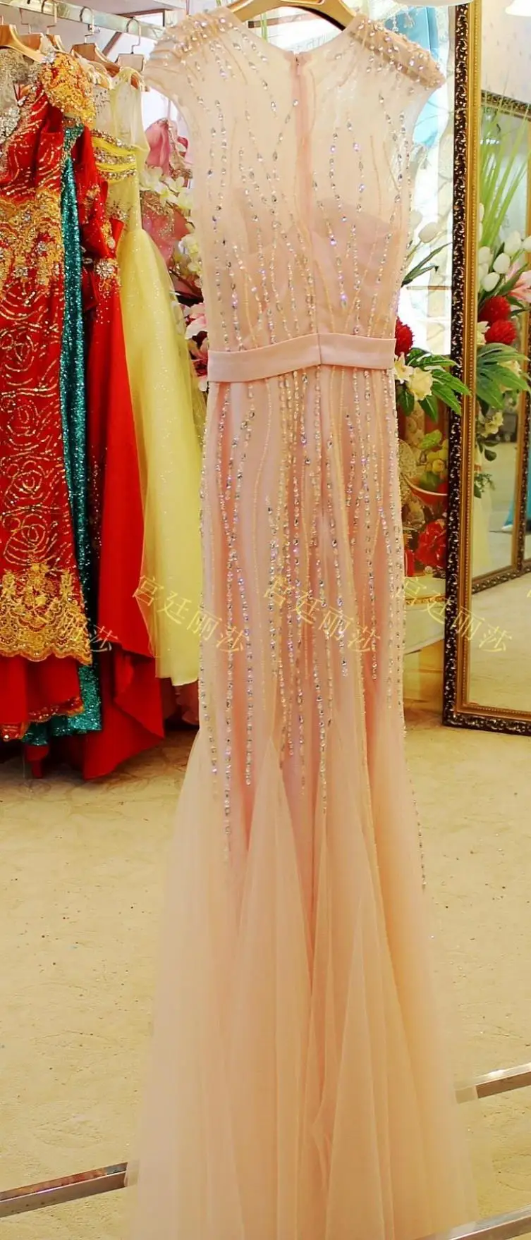 vestidos Дизайн Роскошные Кристальные Формальные невесты фиолетовые сексуальные длинные вечерние платья для выпускного вечера платья для подружек невесты
