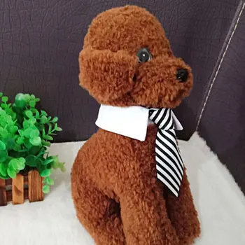 

3Pcs Puppy Doctoral Hat with Tie Bow Suit Creative Animal Graduation Laurel Costume (Black, Red)