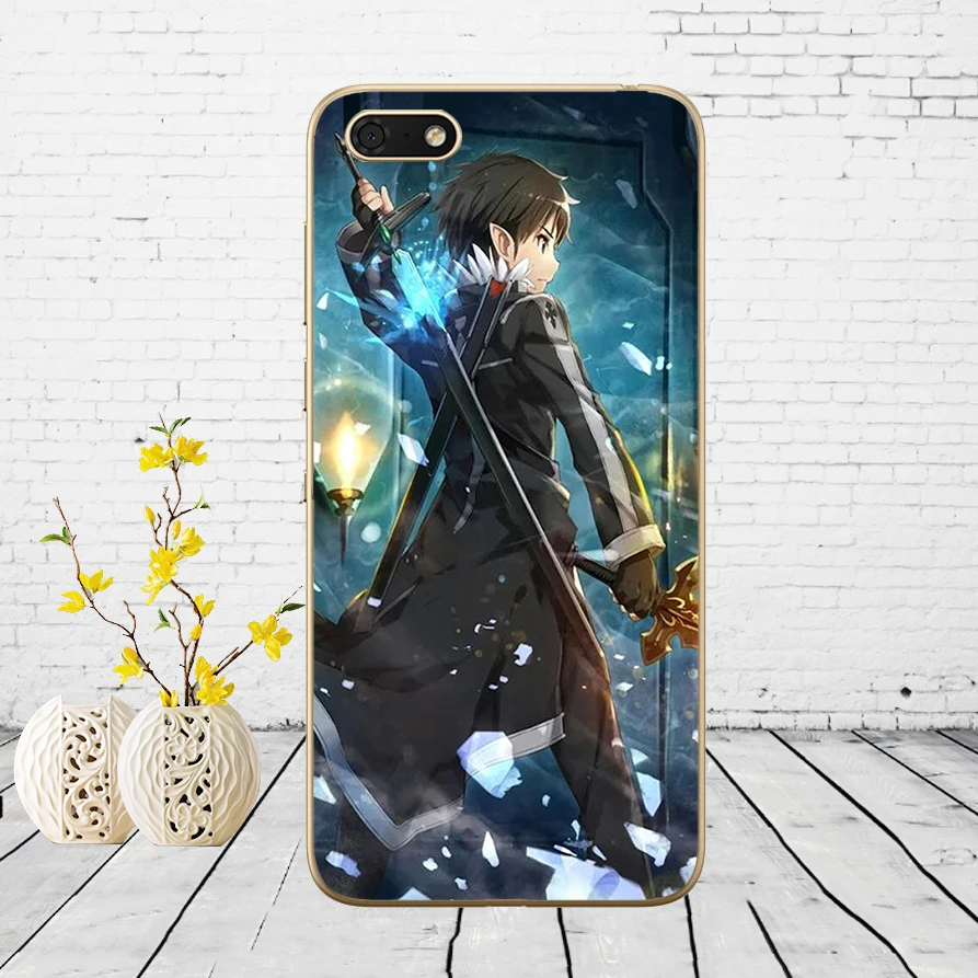 Мягкий силиконовый чехол 239DD Sword Art Online SAO Аниме Манга для huawei honor 9 10 Lite 7A 5,45 7a pro 7c 5,7 дюймов 7x 8x чехол