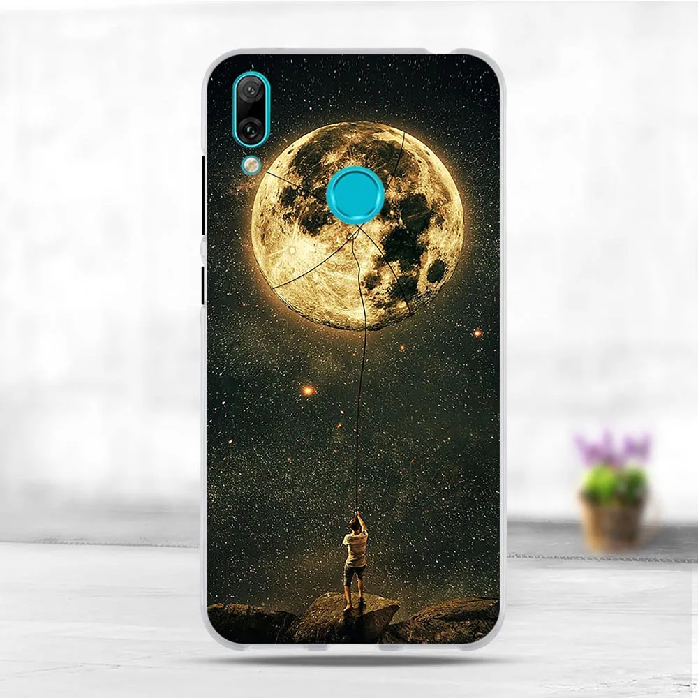 Для Funda Huawei Y7 Prime 2019 чехол для Pro телефона силиконовый мягкий ТПУ Enjoy 9