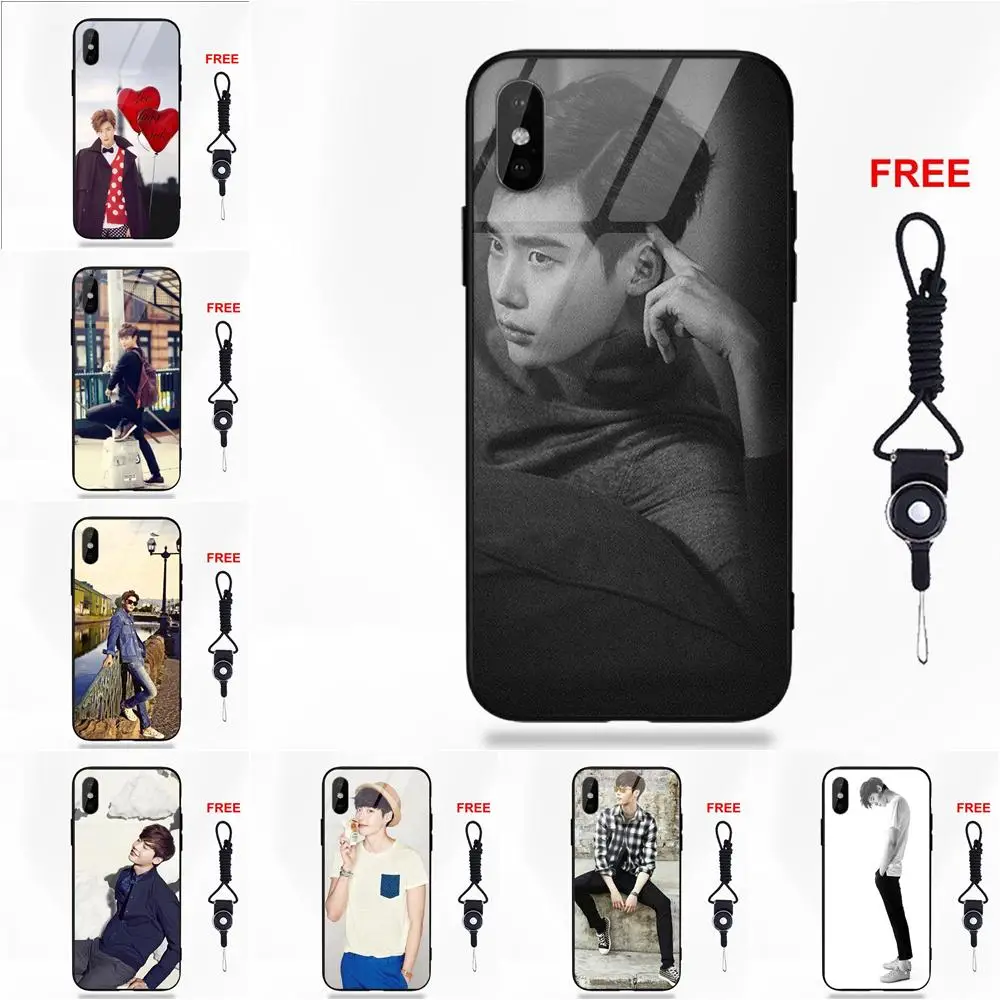 

Pop Star Lee Jong Suk Tempered Glass Phone Case For Redmi 5 Note 5A 6 For Galaxy S8 S9 Plus Huawei Honor 7X P20 Lite Mate 10 Pro