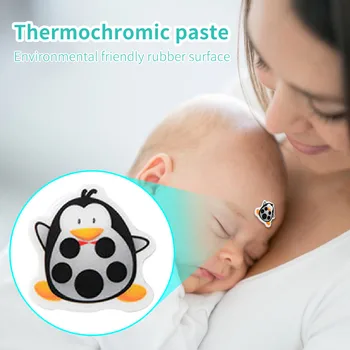 

Forehead Thermometer Child Baby 10PC Discoloration Measure Temperature Sticker Cartoon Pattern in stock#P1