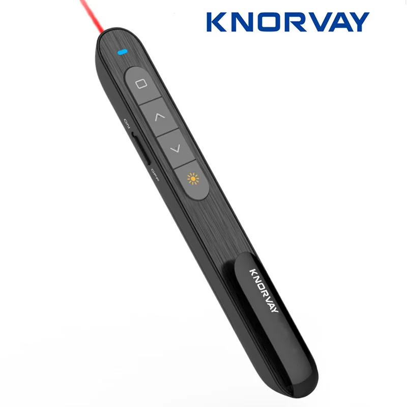 Беспроводной презентер 2 4 ГГц USB РФ ведущий ручной Управление с красная лазерная