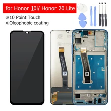 ЖК-дисплей для huawei Honor 10i, ЖК-дисплей, сенсорный экран с рамкой, ЖК-дигитайзер, дисплей Honor 20 Lite, сборка, запасные части