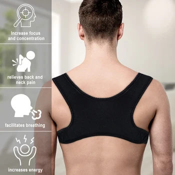 

New Spine Posture Corrector Protection Back Shoulder Posture Correction Band Humpback Back Pain Relief Corrector Brace