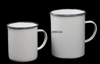 

1pc/ 500 1000ml Scale Enamel Cup Enamel Beaker with Handle for Chemical Experiment