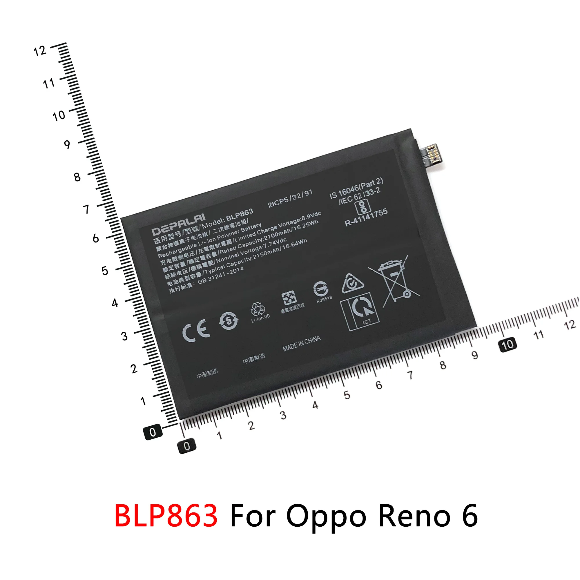 BLP853 BLP791 BLP825 BLP835 BLP839 BLP863 BLP855 Battery For OPPO Reno 4 4G 5 Pro+ Plus Reno 5Lite Reno6Pro Batteries nokia phone battery Phone Batteries