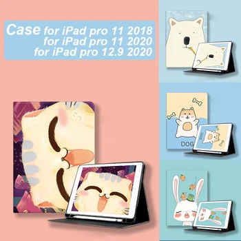 

Case for iPad pro 11 2018 2020 with Pencil Holder PU Leather Book Style Smart Cover for iPad pro 12 9 12.9 Case 4th Gen 2020