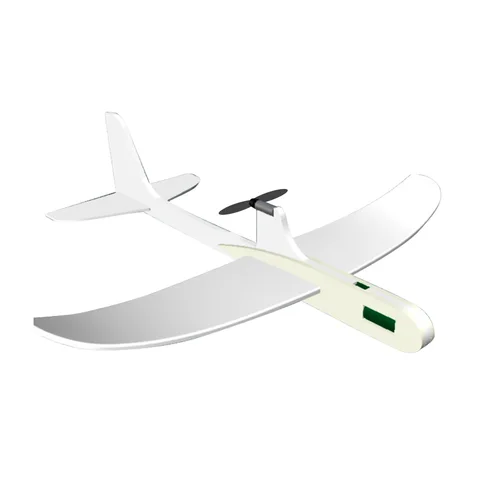 Glider Educational Toy Foam DIY Hand Throwing For Children Launch RC Airplane Model Gift Capacitor Electric title=