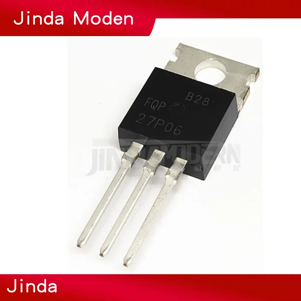 10 шт. FQP27P06 TO220 27P06 TO 220 60 в 27A|Интегральные схемы| |