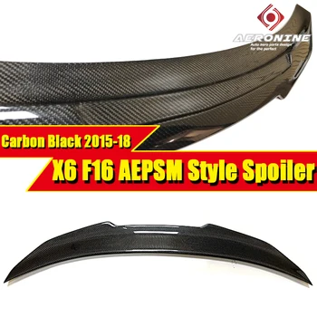 

For BMW F16 X6 F86 X6M Performance Carbon Fiber Trunk Spoiler wing PSM style X6 F16 Spoiler rear diffuser stem Spoiler 2015-18