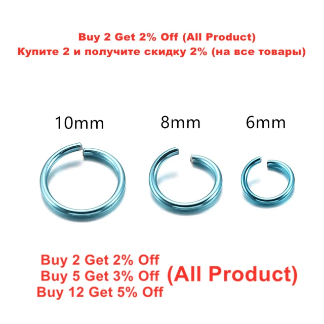 Closed Jump Rings Jewelry Making  Plastic Finding Connectors - Jewelry  Findings & Components - Aliexpress