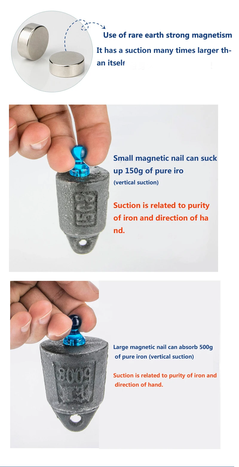 10pcs 푸시 핀 사무실 압정 강력한 네오디뮴 자석 콘 자석 슈퍼 자석 핀 보드 체스 마그네틱 푸시 핀