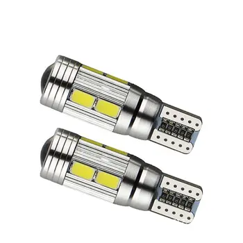 

Car LED Bulb 5630 10SMD W5W T10 12V Decoding Lamp Led Replacement Bulb License Plate Light Interior Light