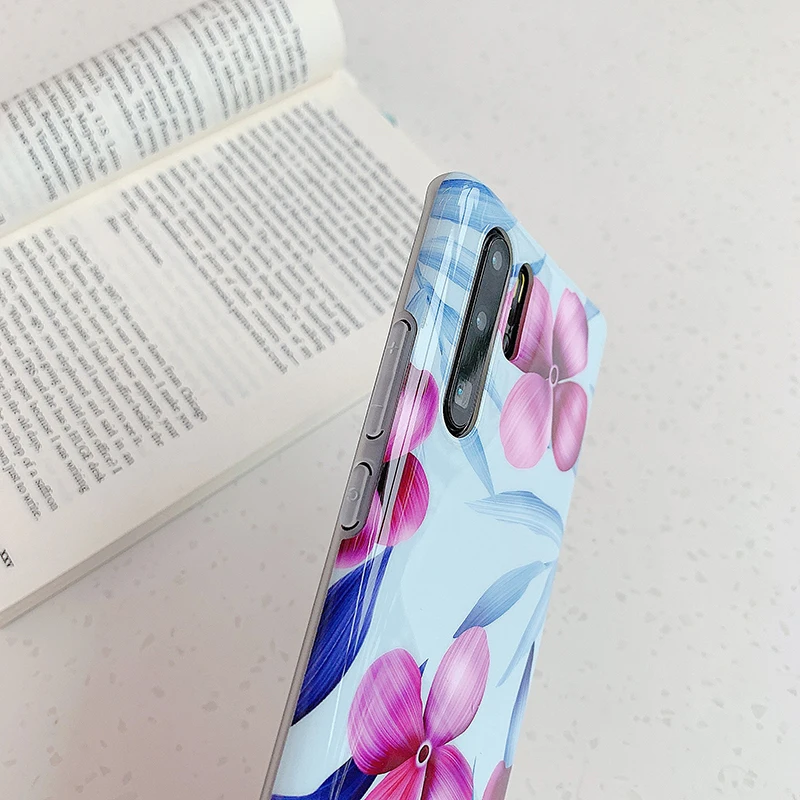 Чехлы для телефонов huawei P20Pro P30lite mate 20Pro Lite цветы и растения мягкий чехол из ТПУ для huawei mate 30 30Pro задние чехлы