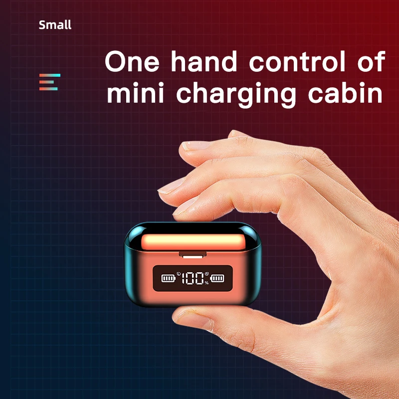 281 Tws Blue Tooth V5.0 Earphones With Microphone Touch Control Headphones Headset Sports Music Wireless Earbuds