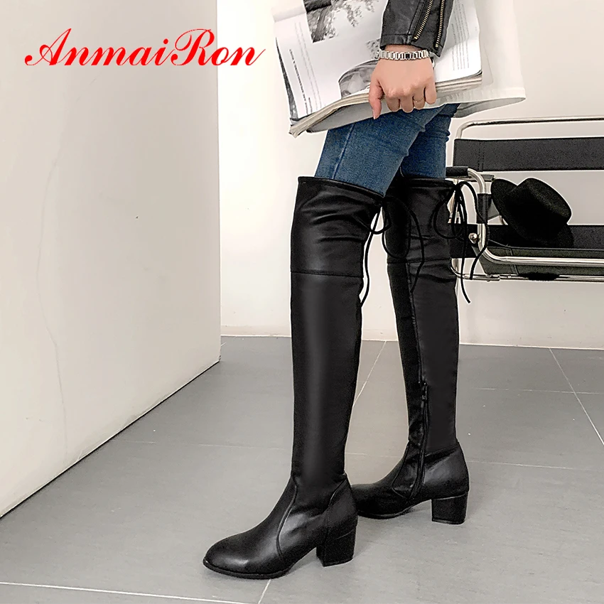 knee high boots in store