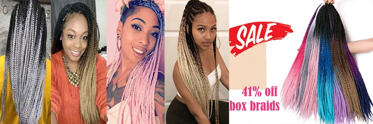 crochet braids box extensions