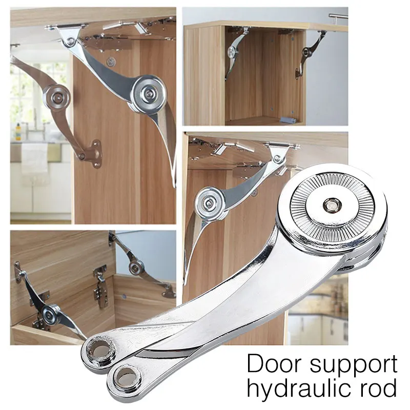 

Door Support Rods Zinc Alloy Cabinets Lift Hinge Practical Support Rod Hydraulic Rod Silver Accessories Hardware Tools