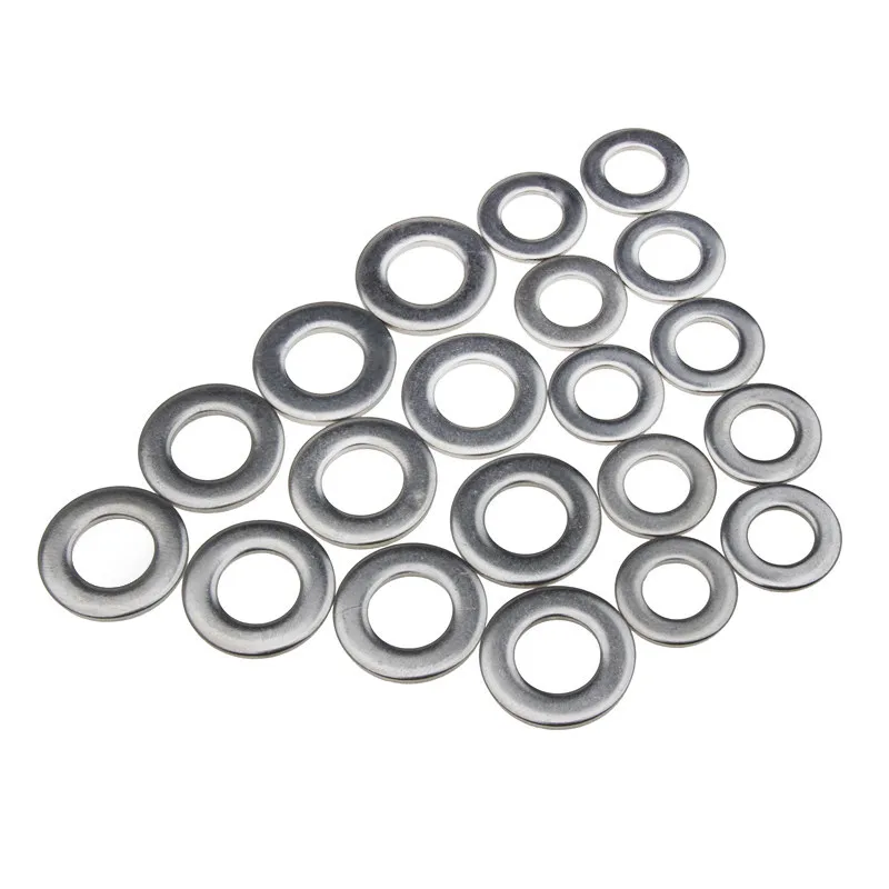 LOT OF STAINLESS STEEL ASSORTED FLAT WASHERS SPRING WASHERS FOR METRIC BOLTS 