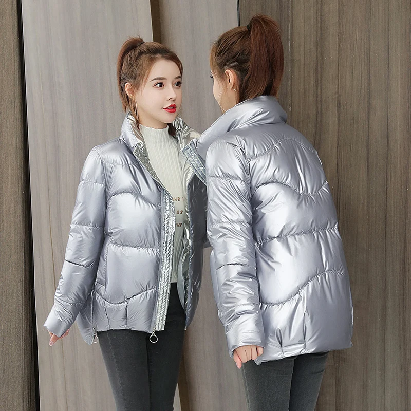 Winter Women Parkas jacket Autumn Winter 2020 matte fabric thick warm female parkas jacket Casual Solid winter outwear jackets