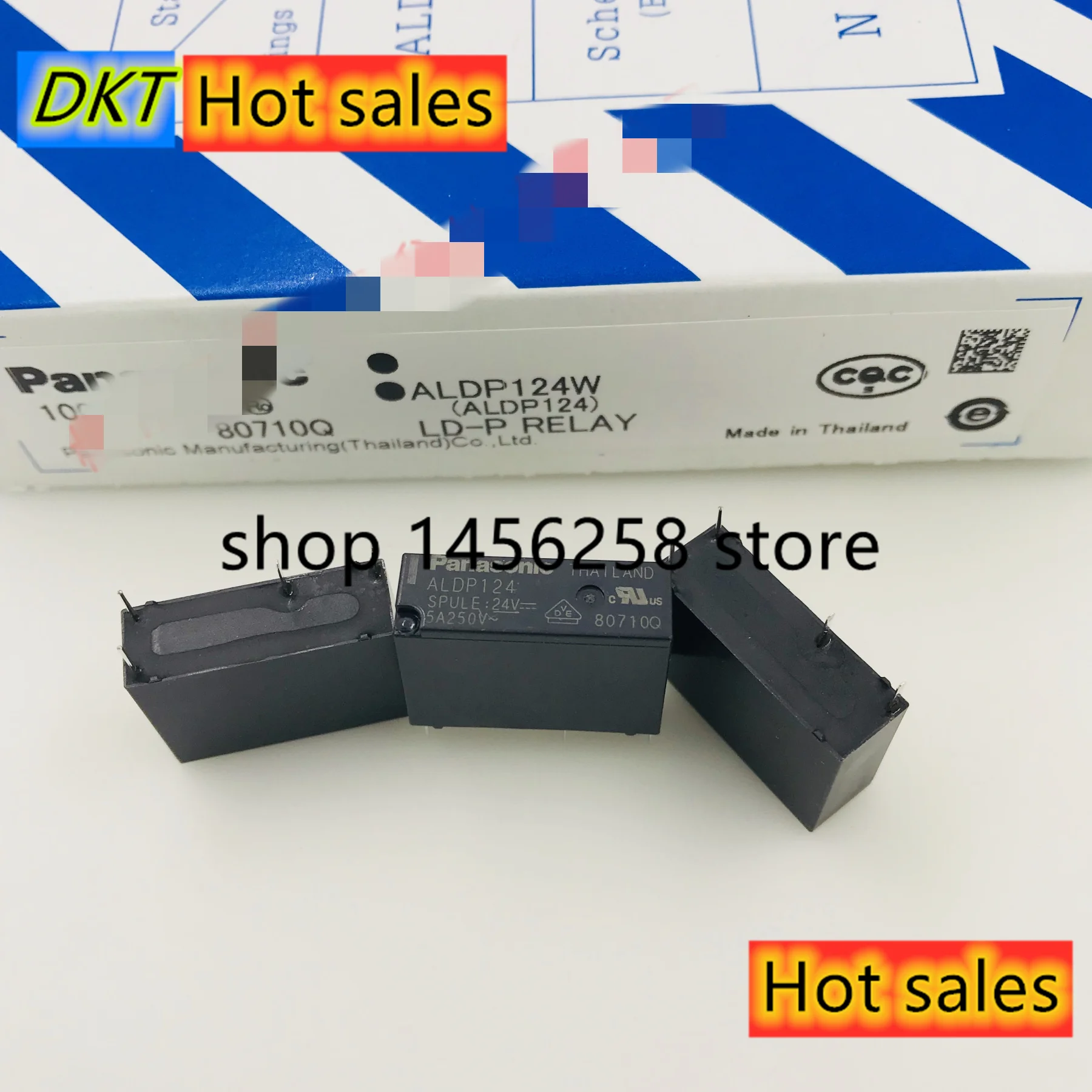 Freies Verschiffen ursprunglichen релис 10 teile/los ALDP124 24 V 5A 250 V G5NB-1A-E