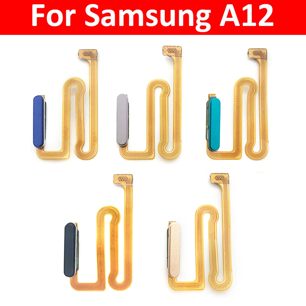 Новинка для Samsung Galaxy A12 A125 A125F кнопка Home датчик отпечатков пальцев гибкий кабель с