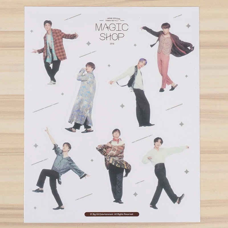 KPOP Bangtan Boys Magic Shop последняя наклейка карта душа Persona JUNG KOOK JIMIN JIN SUGA J-HOPE FH192