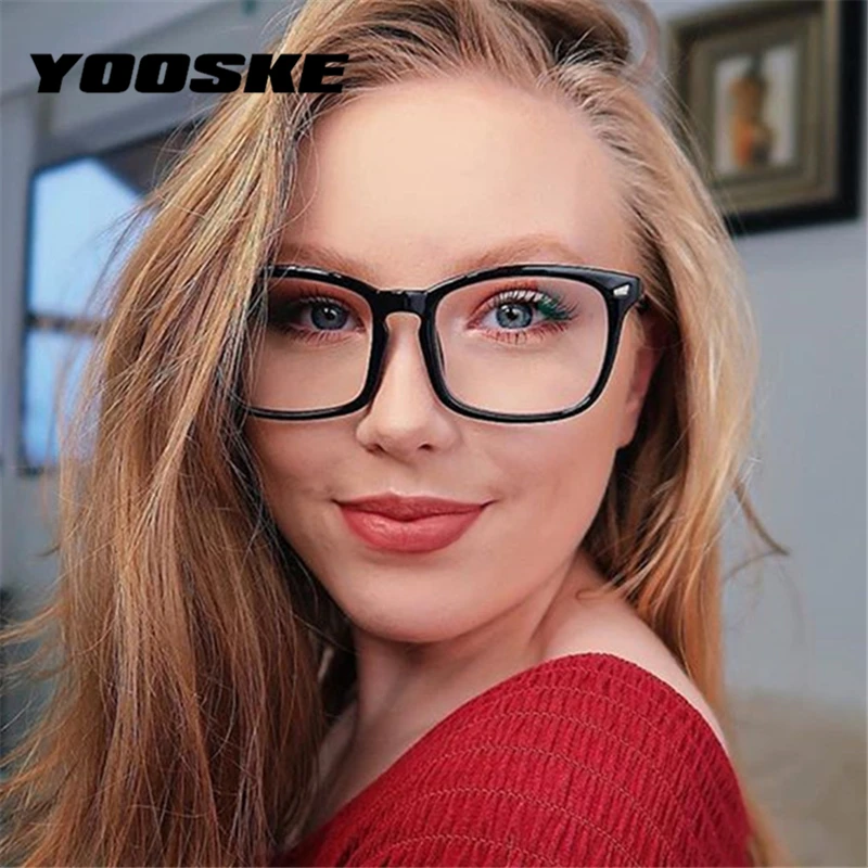 YOOSKE, синий светильник, блокирующие очки, ретро, оптическая оправа, для женщин и мужчин, оправа для очков, компьютерные очки
