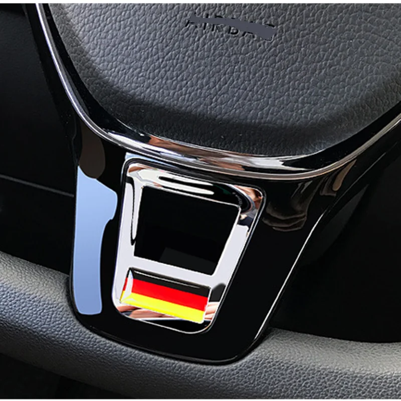 Применяется к Bora Golf 7 MK7 Polo Tiguan L Touran Passat B8L CC D-образные Блестки для рулевого колеса