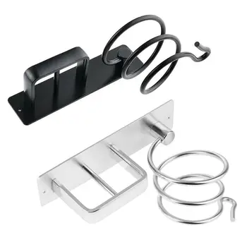 

Space Aluminum Wall Mounted Hair Dryer Rack Storage Organizer Hairdryer Straightener Holder for Washroom Bathroom Shelf