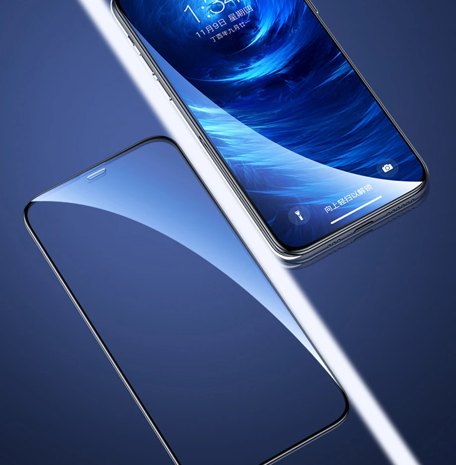 500D полное покрытие закаленное стекло для iphone 6 6s 8 7 Plus Защита экрана для iphone 11 Pro XS MAX XR X 5 5S SE защитное стекло
