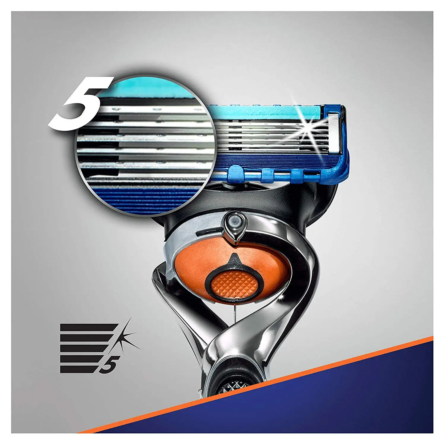 Original Gillette Fusion ProGlide 5 Blade Shaving 8 Pcs Cassettes Fusion Shaving Cartridge Replaceable Razor Blades 4